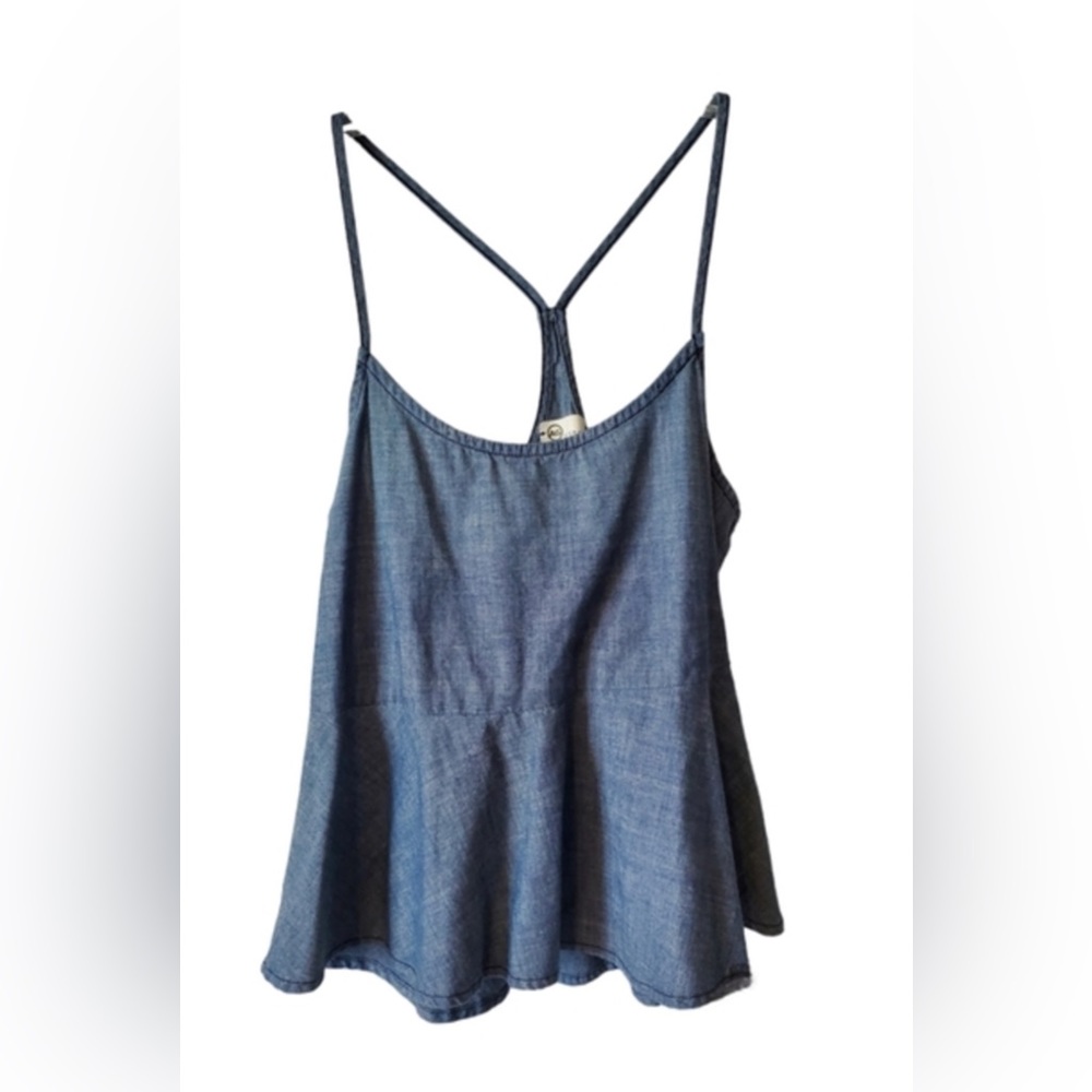 AG Adriano Goldschmied Chambray Tank Size S